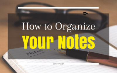 How to Organize Your Notes