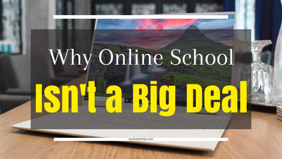 Picture of Why Online School Isn't a Big Deal Blog Banner